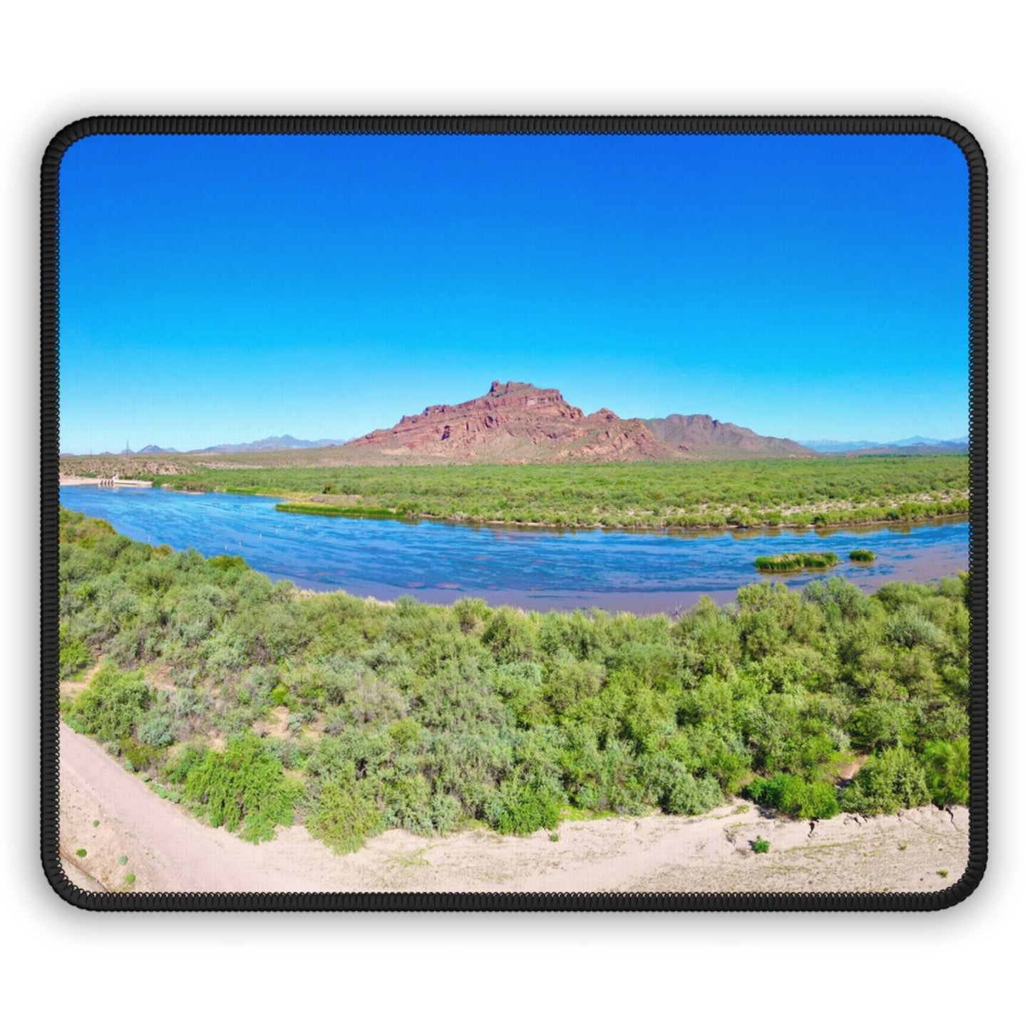 Desert River Vista Mouse Pad