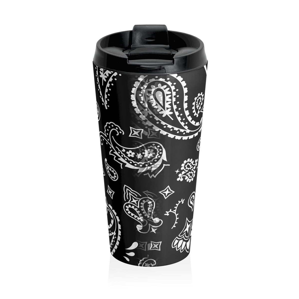 Midnight Bandana Stainless Steel Travel Mug