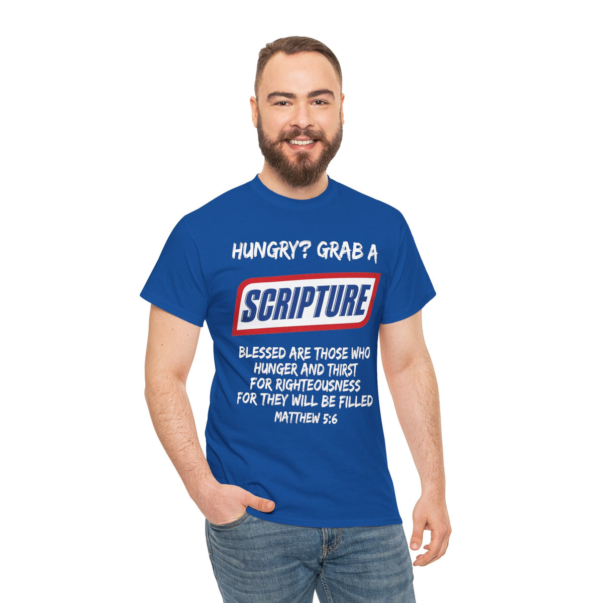 Hungry? Grab a Scripture Christian T-Shirt