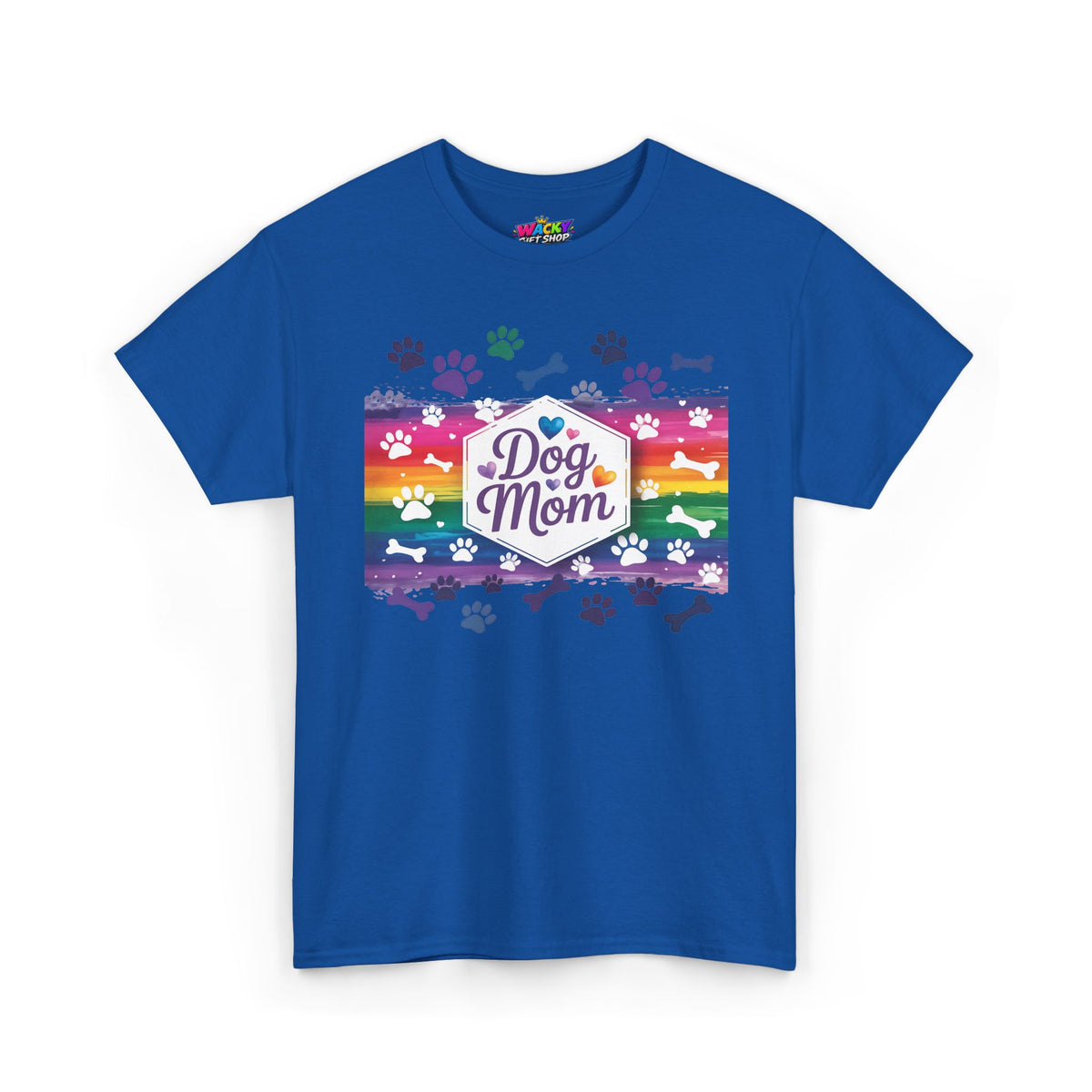 Rainbow Dog Mom T-Shirt