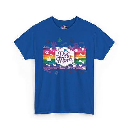 Rainbow Dog Mom T-Shirt