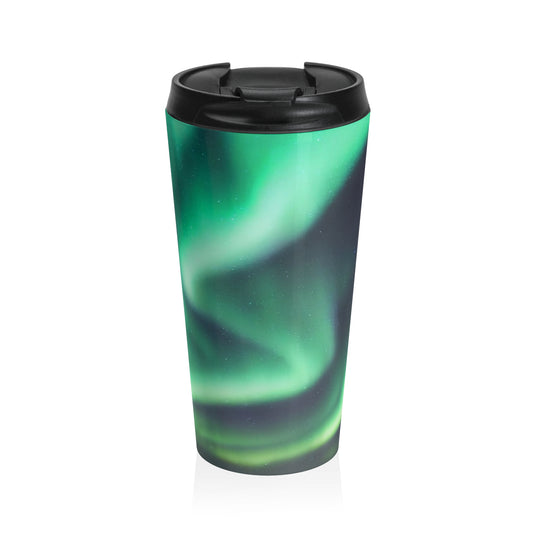 Aurora Glow Mug – 15oz Stainless Steel Travel Cup