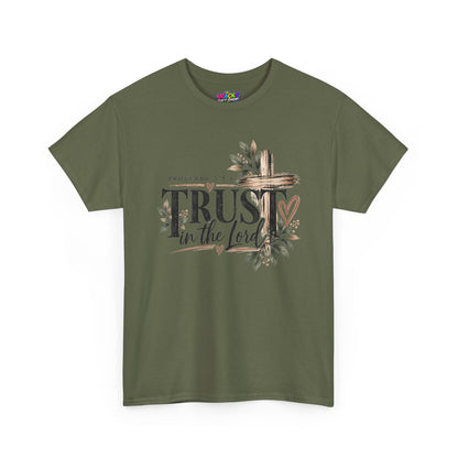 Trust in the Lord Proverbs 3:5-6 Christian T-Shirt