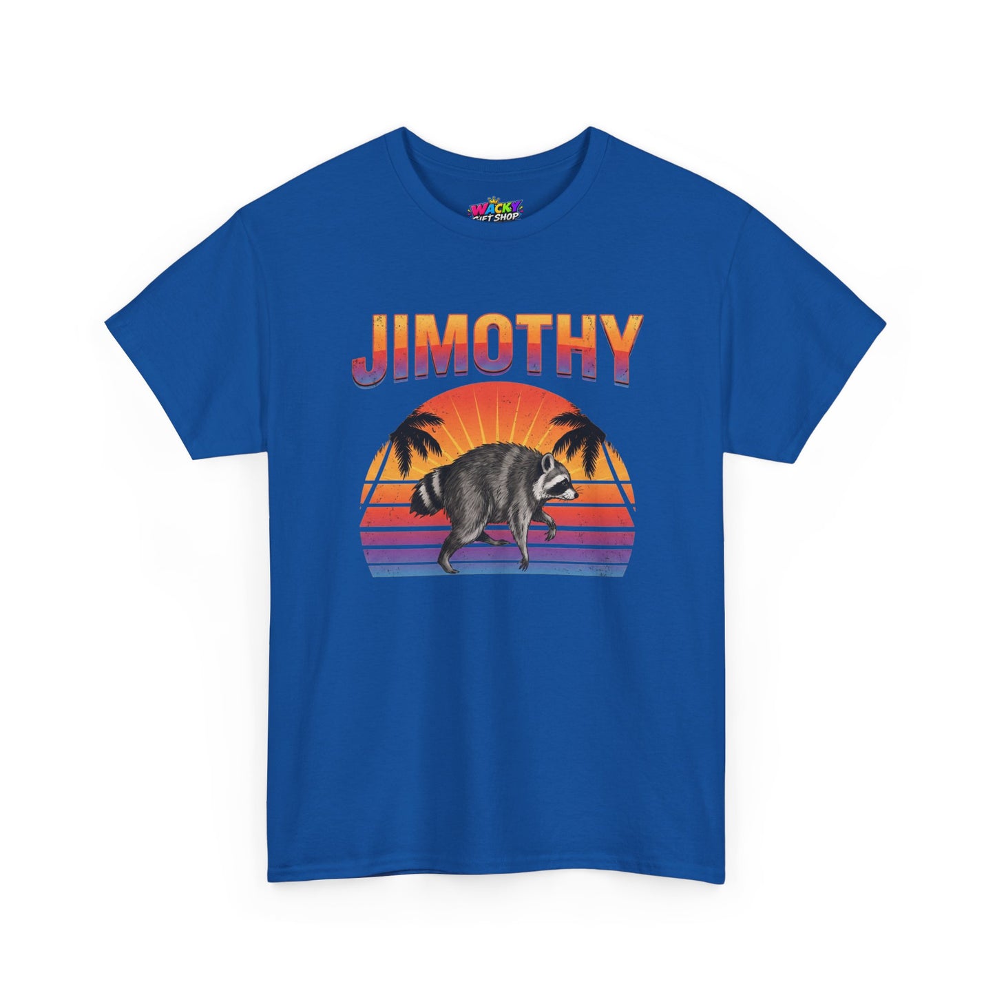 Jimothy Retro Sunset Raccoon T-Shirt