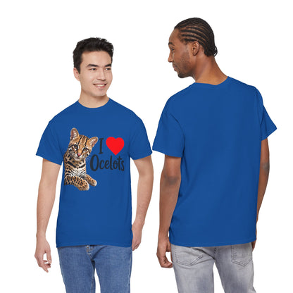 I Love Ocelots T-Shirt