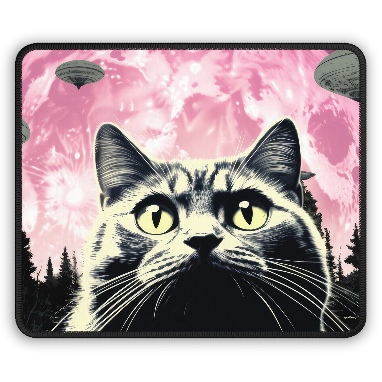 UFO Cat Mouse Pad