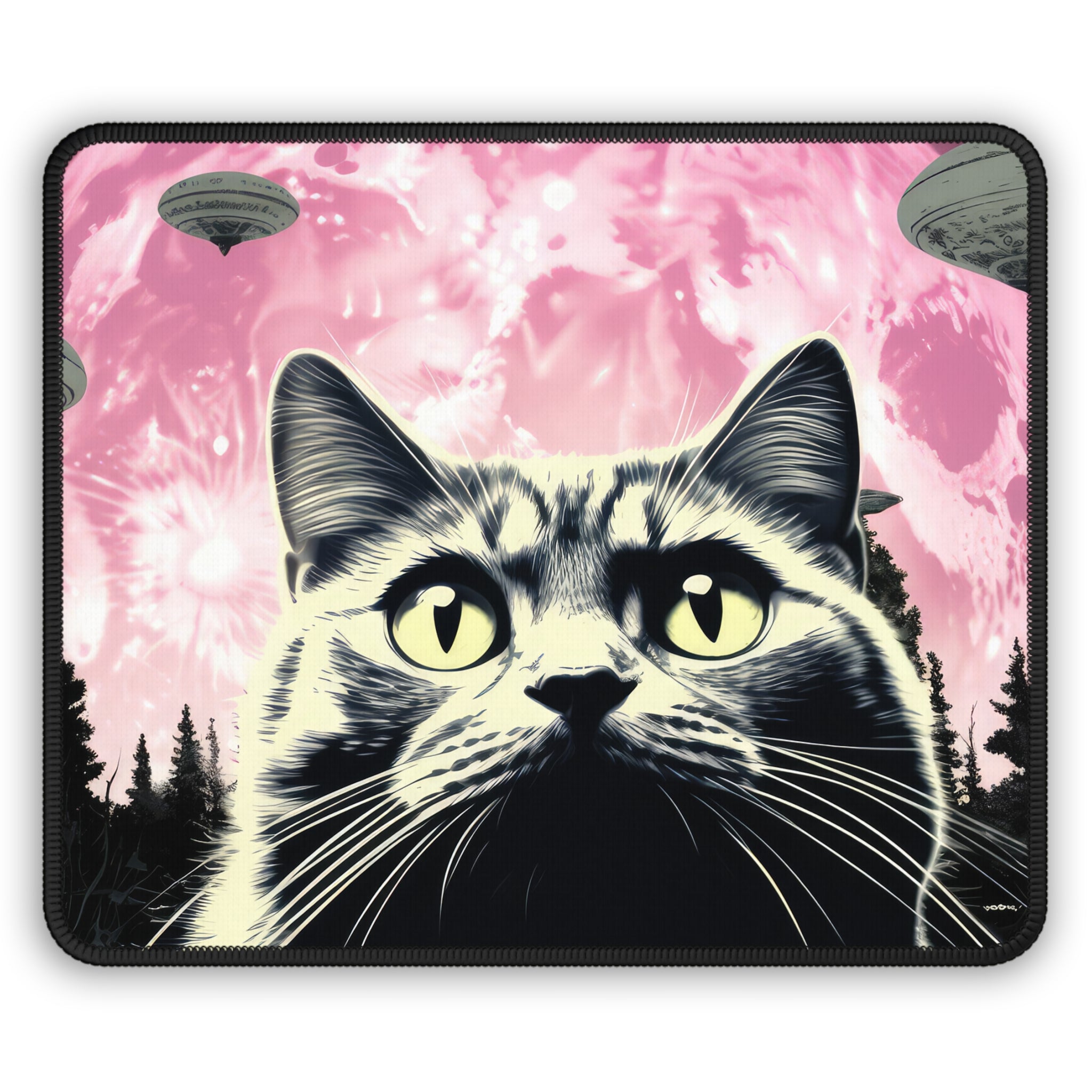 UFO Cat Mouse Pad