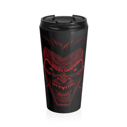 Infernal Grin Stainless Steel Travel Mug – 15oz