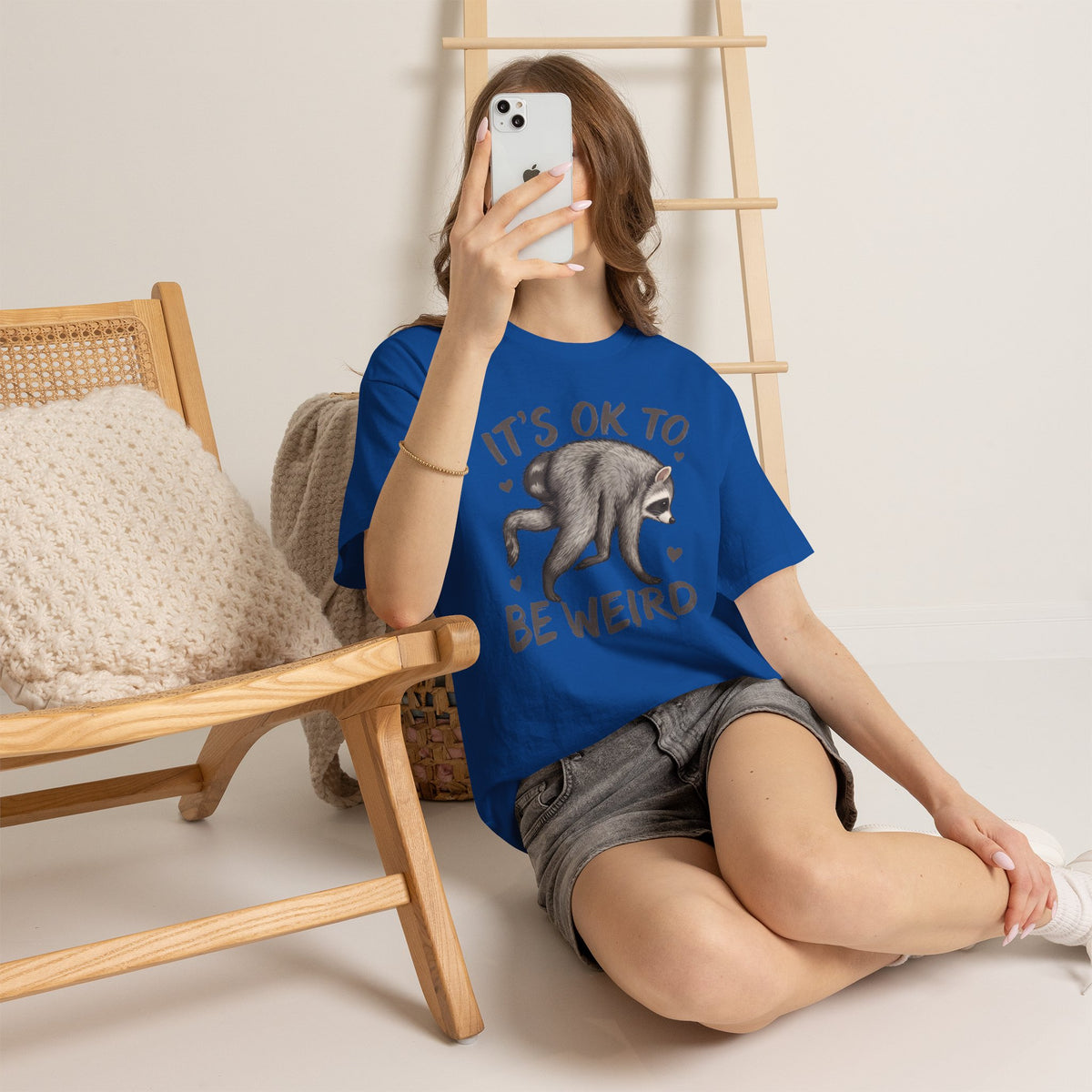 It’s OK to Be Weird Raccoon T-Shirt