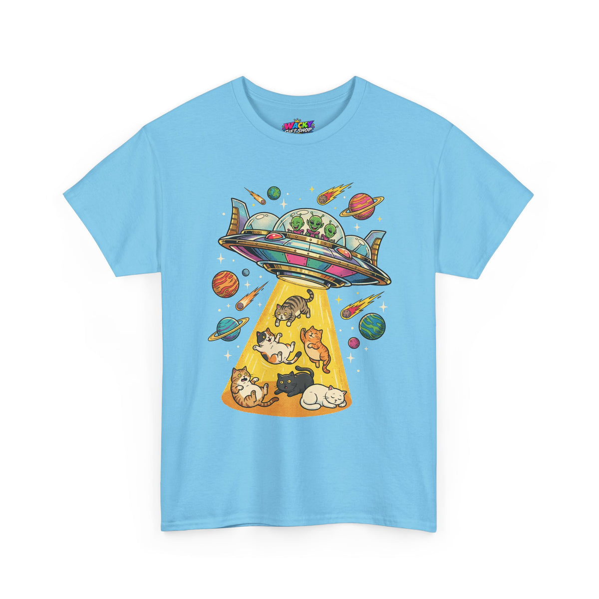 Alien Cat Abduction T-Shirt