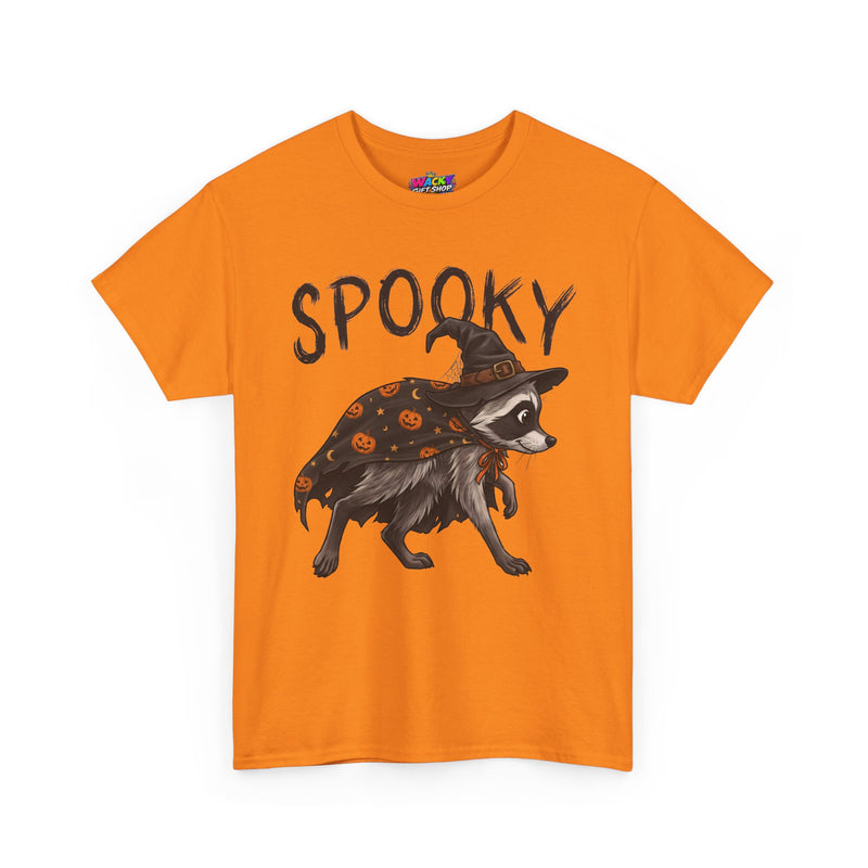 Spooky Raccoon Witch T-Shirt