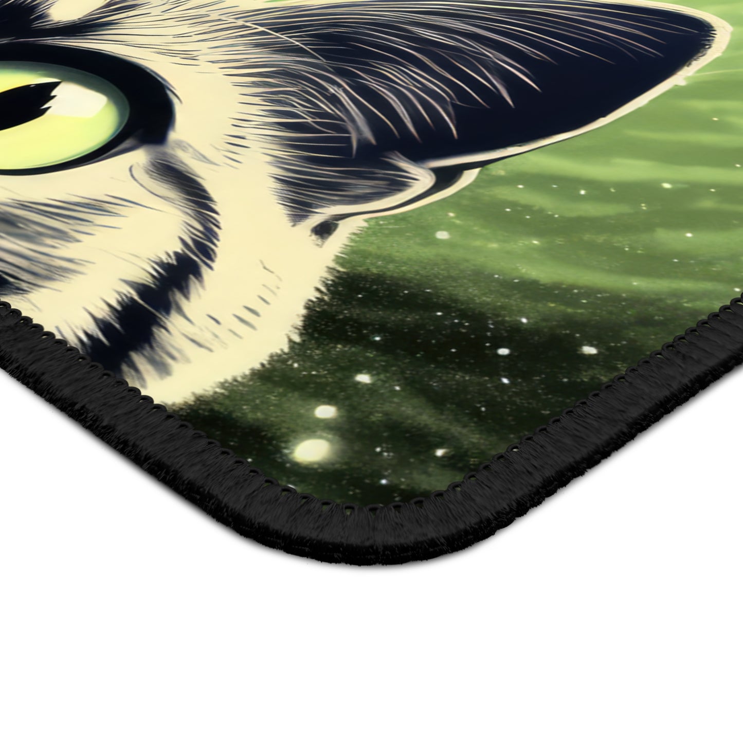 Cosmic UFO Cat Mouse Pad