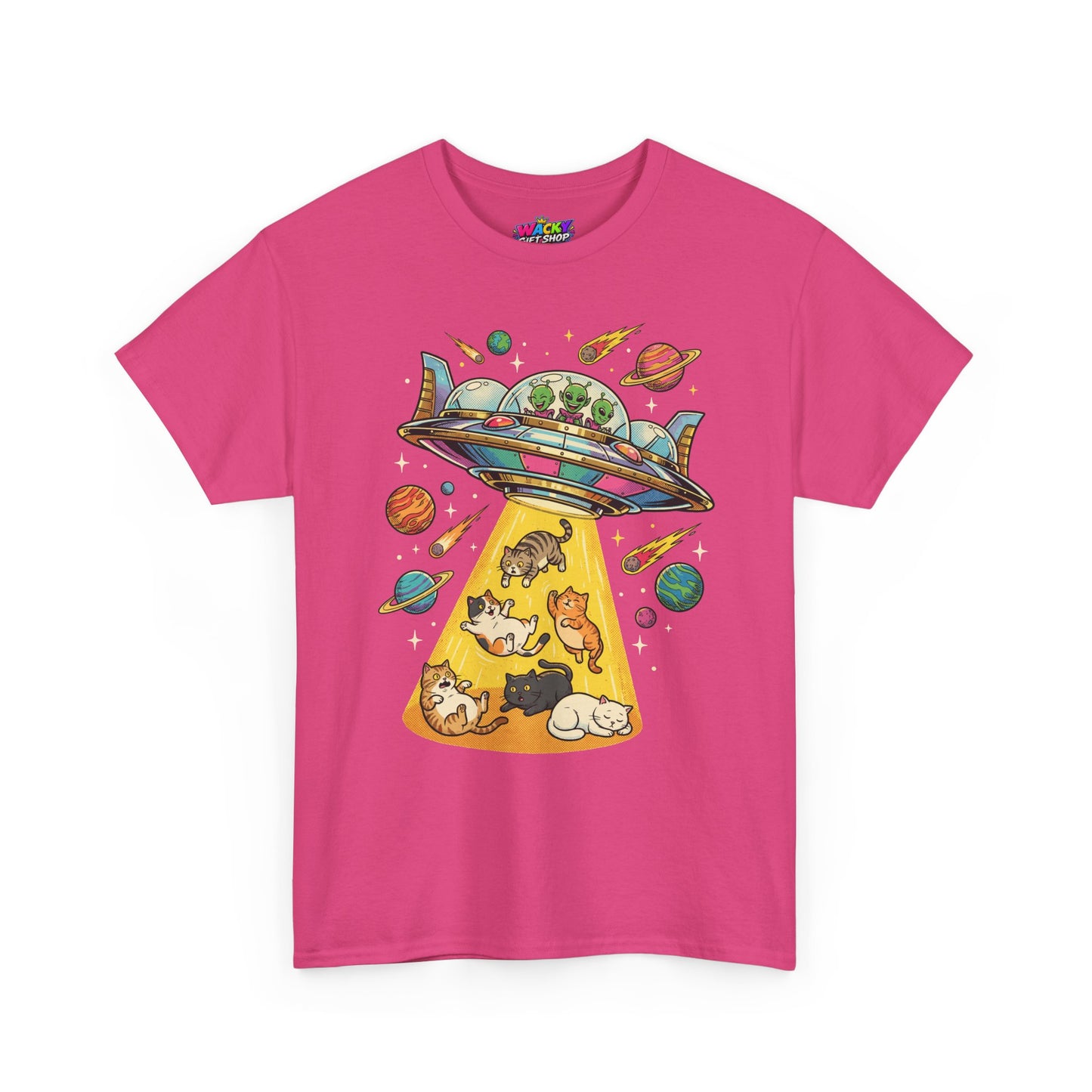 Alien Cat Abduction T-Shirt
