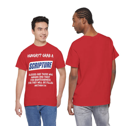 Hungry? Grab a Scripture T-Shirt