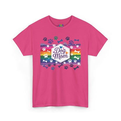 Rainbow Dog Mom T-Shirt
