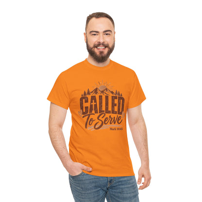 Called to Serve Mark 10:45 Christian T-Shirt
