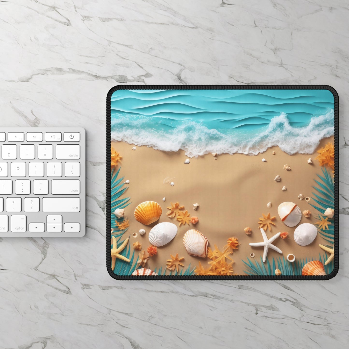 Coastal Beach Escape Mouse Pad