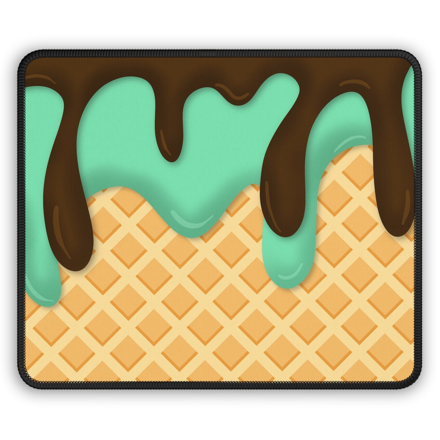 Mint Chocolate Drip Mouse Pad