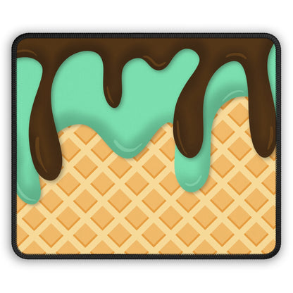 Mint Chocolate Drip Mouse Pad