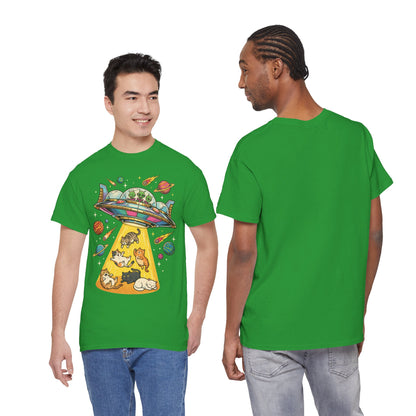 Alien Cat Abduction T-Shirt