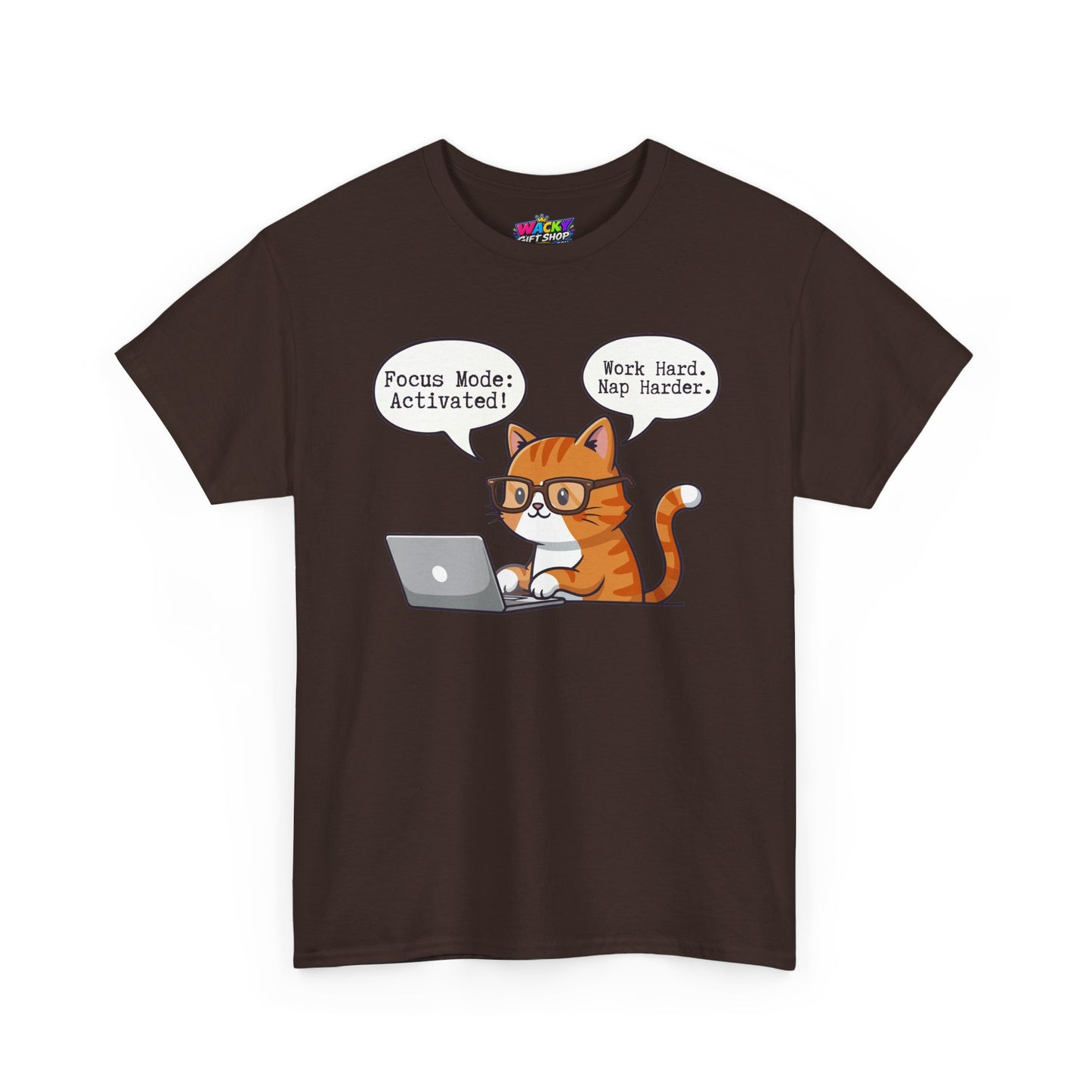 Work Hard Nap Harder Cat T-Shirt