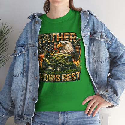 Father Mows Best Lawn Mower T-Shirt