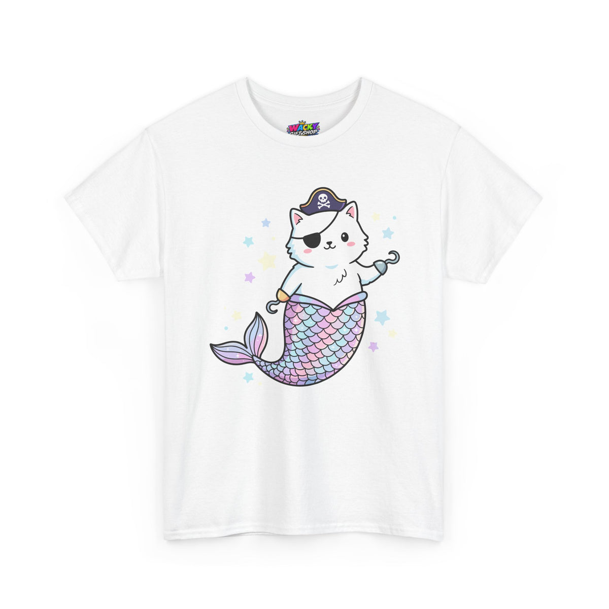 Pirate Mermaid Cat T-Shirt