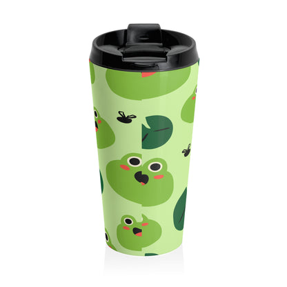 Happy Frog Mug – 15oz Stainless Steel Travel Cup