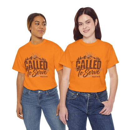 Called to Serve Mark 10:45 Christian T-Shirt