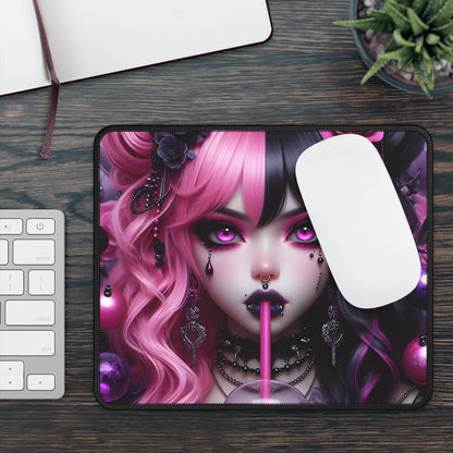 Midnight Bubble Goth Mouse Pad