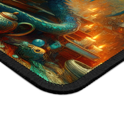 Eldritch Library Dragon Mouse Pad