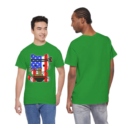 Patriotic Ramen Cat T-Shirt
