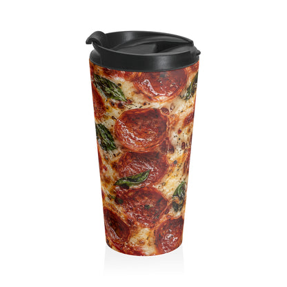 Pepperoni Pizza Overload Stainless Steel Travel Mug