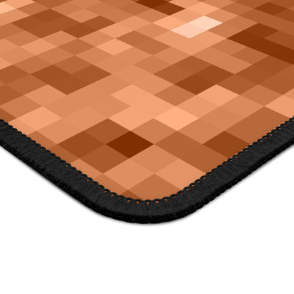 Brown Pixel Mouse Pad
