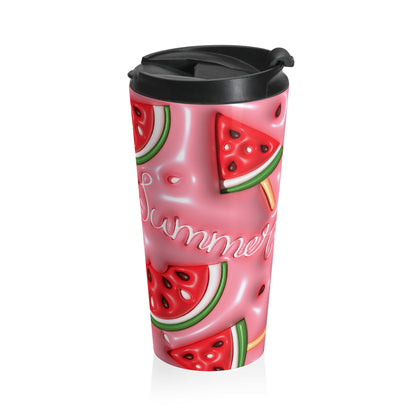 Watermelon Pops Stainless Steel Travel Mug