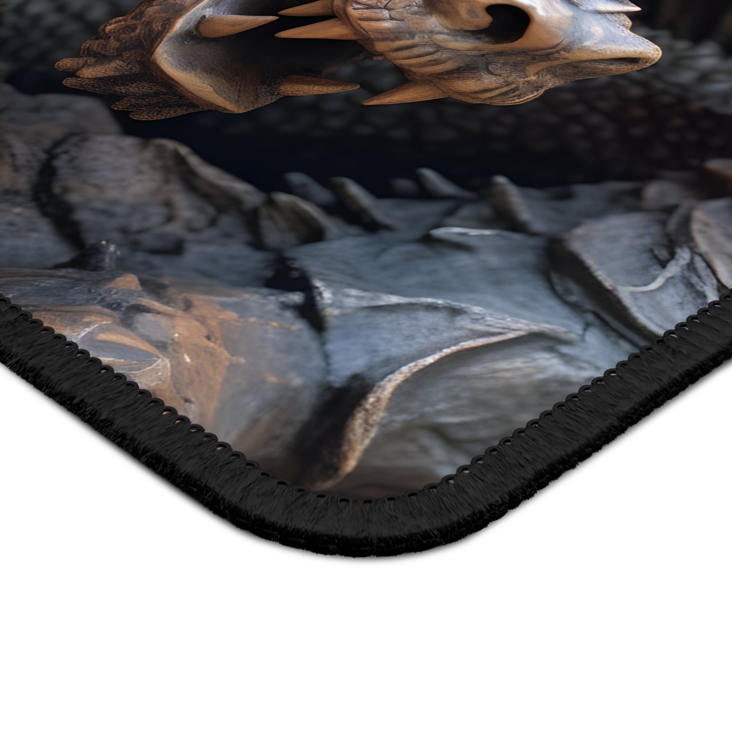 Stone Dragon Guardian Mouse Pad
