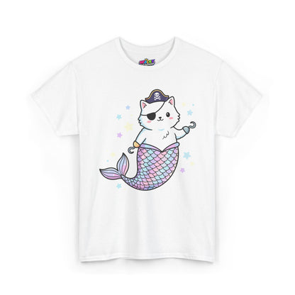 Pirate Mermaid Cat T-Shirt