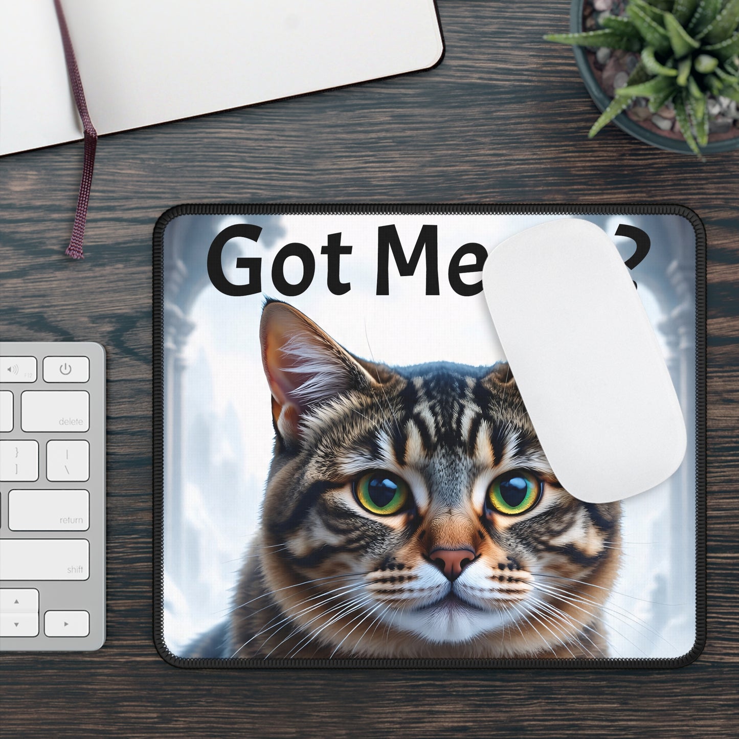 Got Meow?  Majestic Tabby Cat Mouse Pad