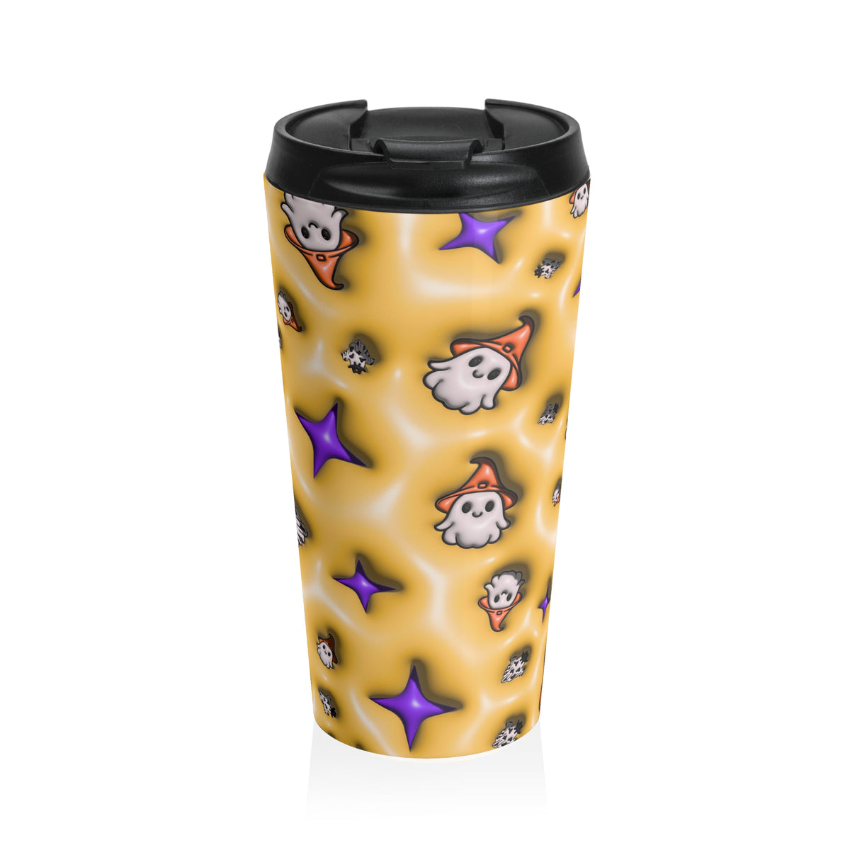 Spooky Ghost Vibes Travel Mug