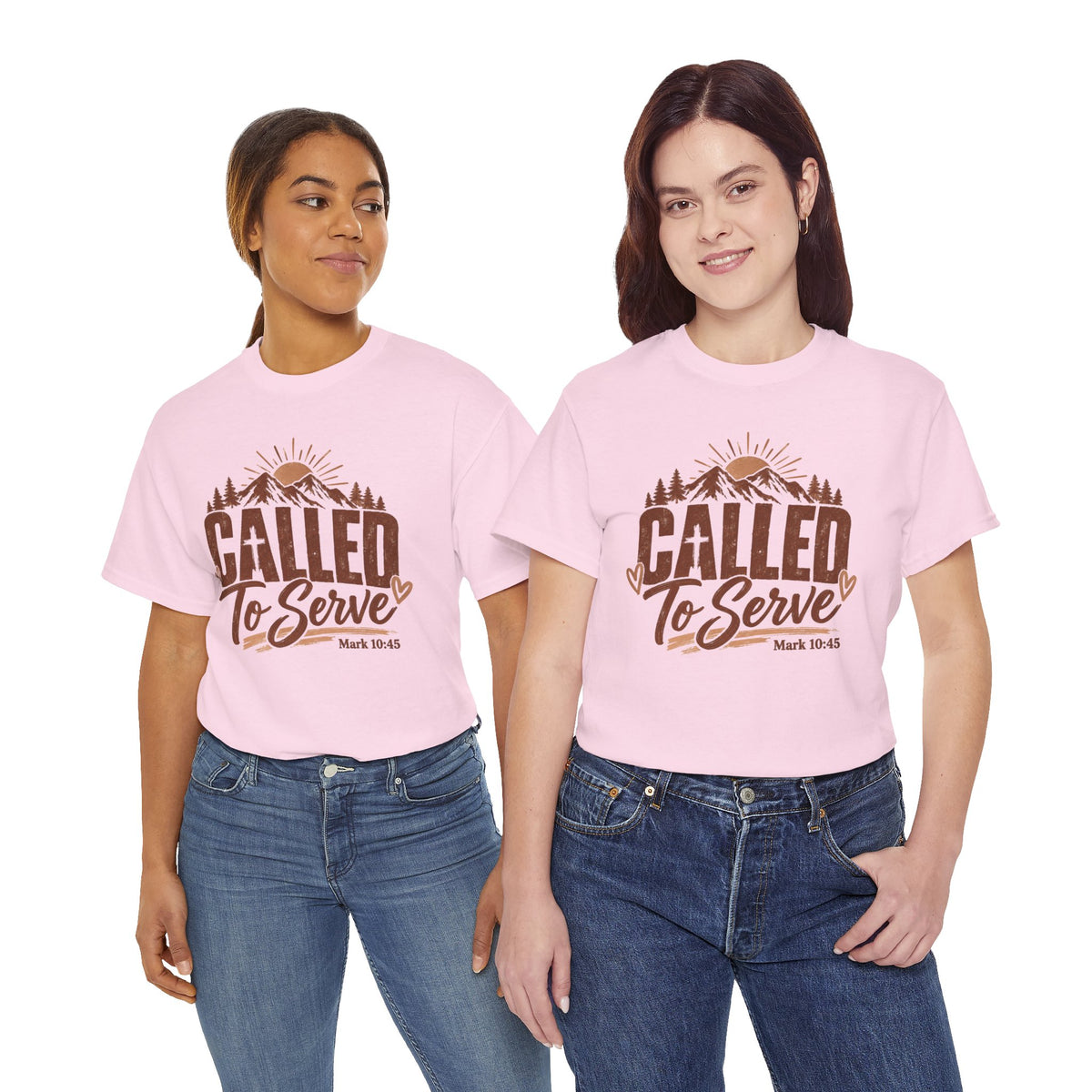 Called to Serve Mark 10:45 Christian T-Shirt