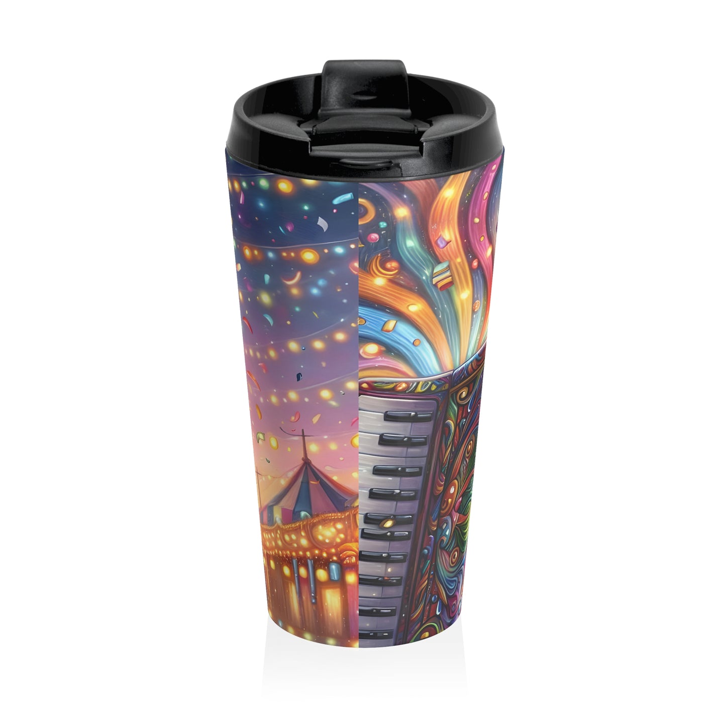 Rainbow Melody Travel Mug