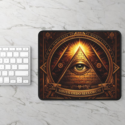 All-Seeing Eye Pyramid Mouse Pad