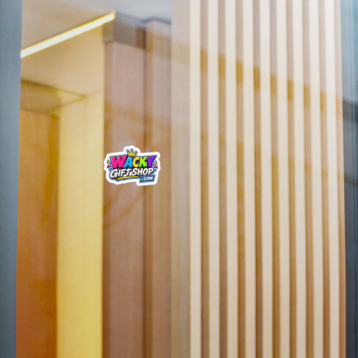 Official WackyGiftShop.com Logo Kiss-Cut Vinyl Sticker