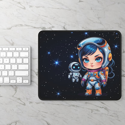 Cute Space Explorer Mouse Pad