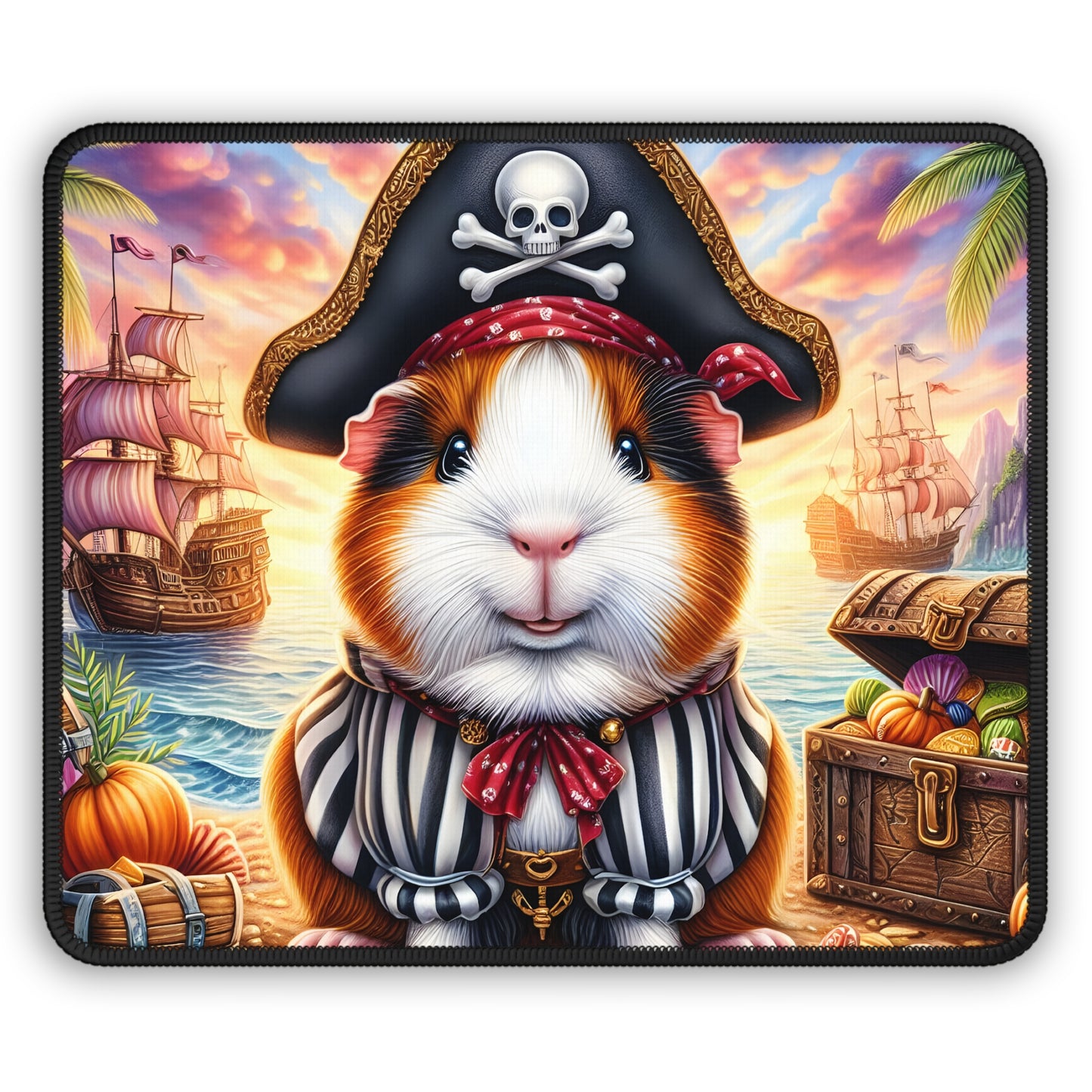 Pirate Guinea Pig Mouse Pad