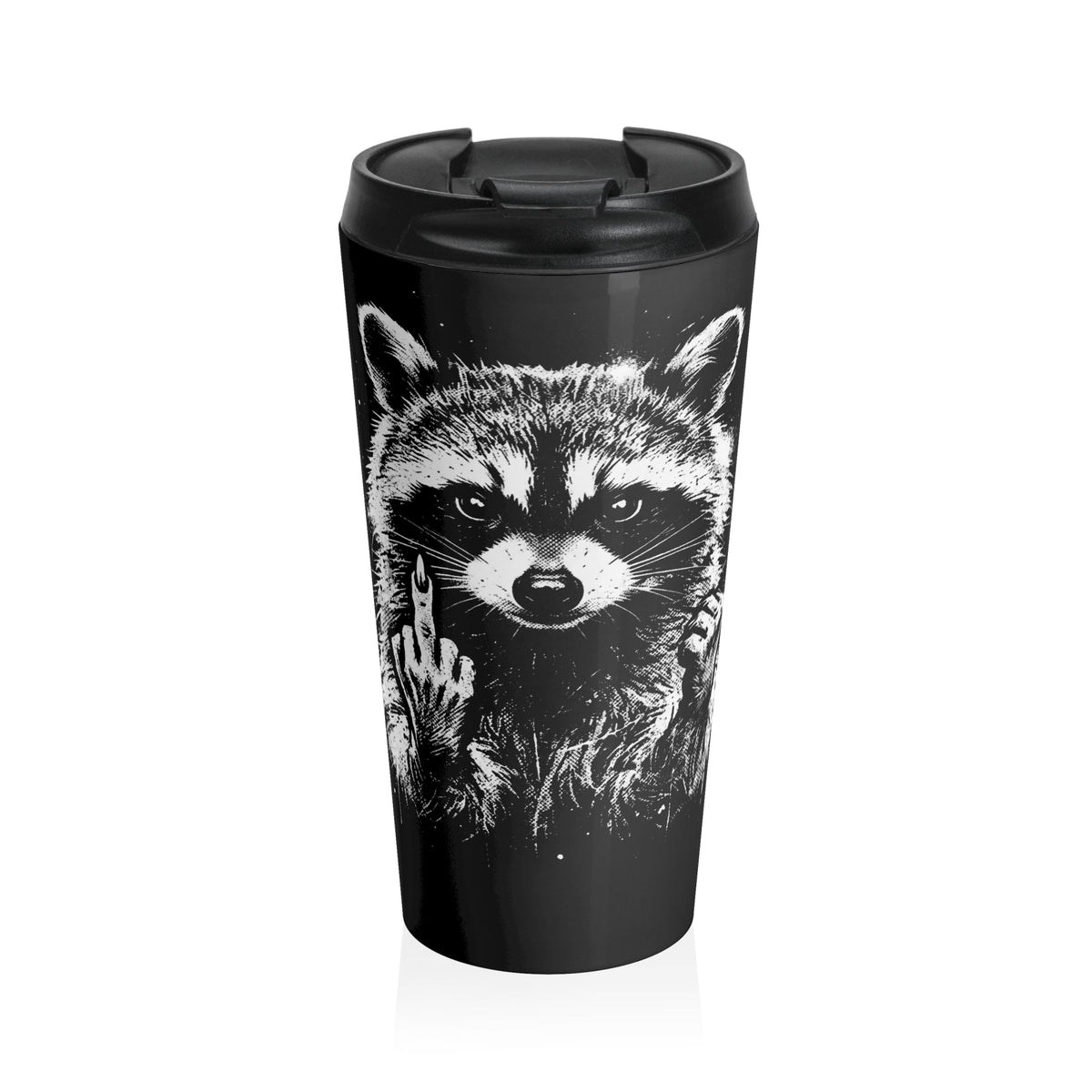 Zero F’s Given Raccoon Stainless Steel Travel Mug