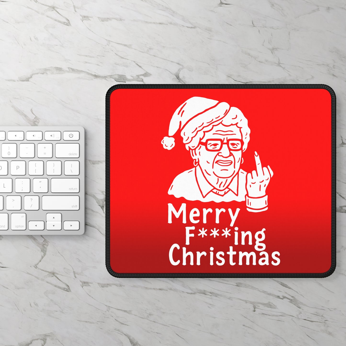 Merry F***ing Christmas Mouse Pad