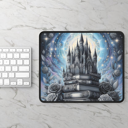 Enchanted Castle Library Mouse Pad