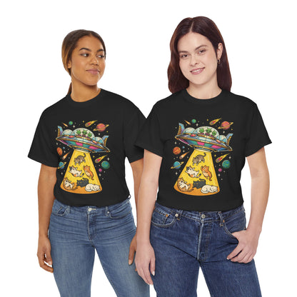 Alien Cat Abduction T-Shirt
