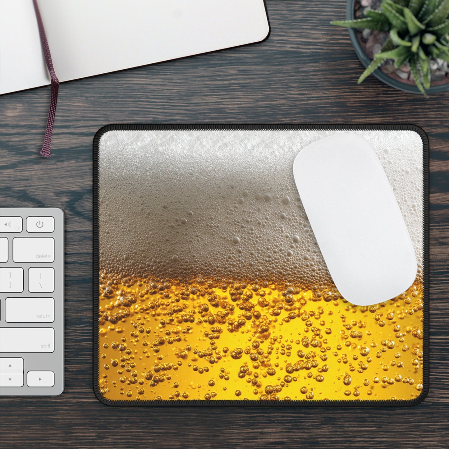 Golden Brew Foam Mouse Pad